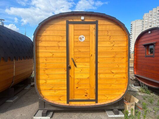Баня-бочка Квадро 3м